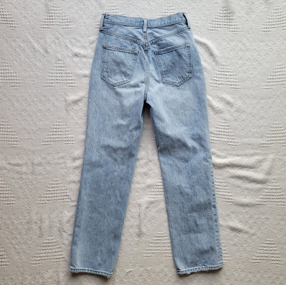 Denim Forum The Joni High Rise Loose 29L Super High-Waisted Distressed Jeans - Picture 3 of 10